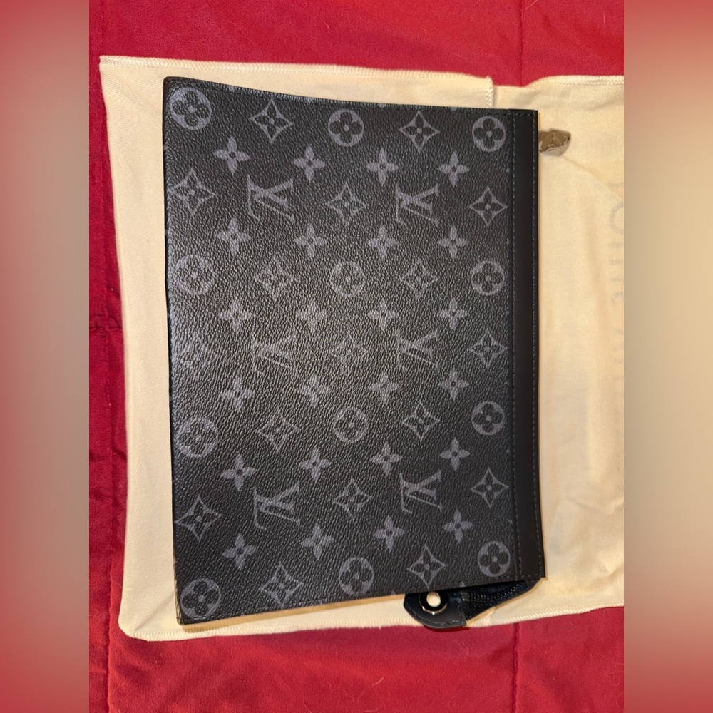 Louis Vuitton Gray Monogram Travel Bag